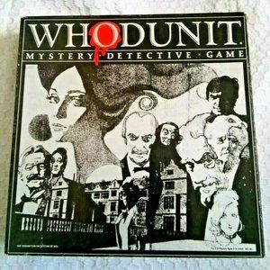 Vintage Whodunit-Mystery Detective Game, Complete 1985